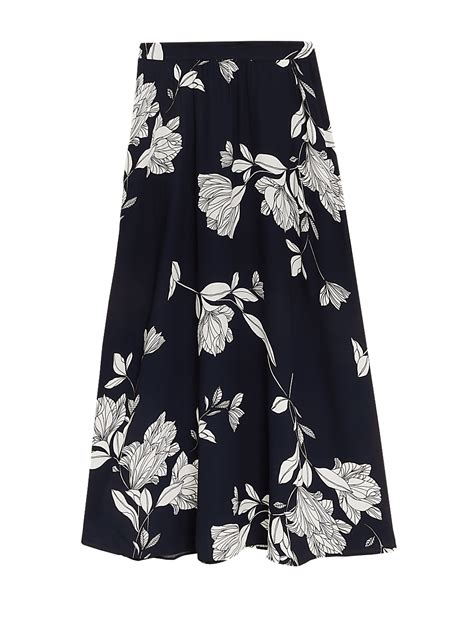 Buy Floral Midaxi A-Line Skirt at Marks & Spencer