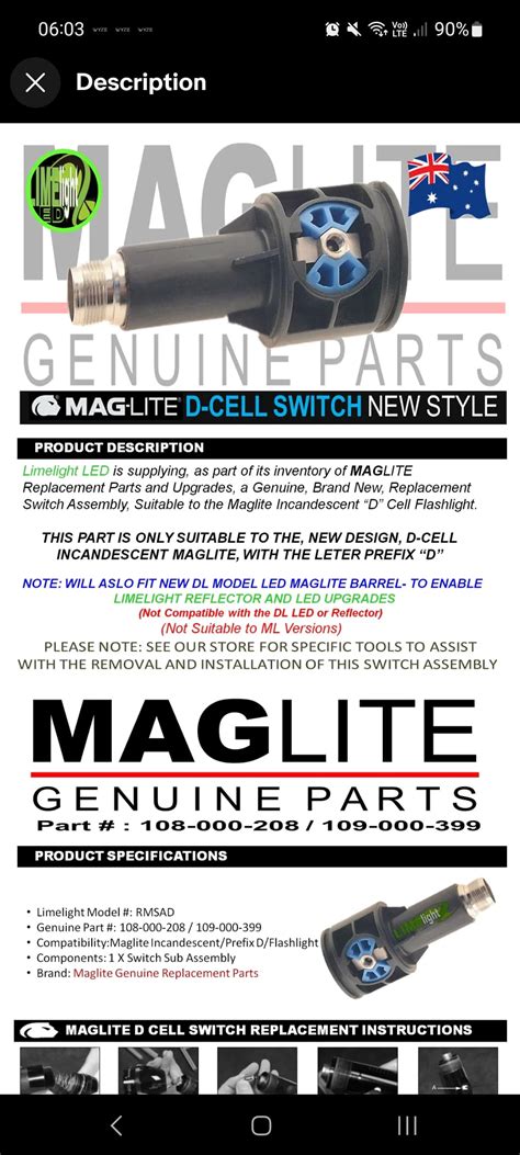 Image result for Maglite Conversion Kit LED 3D Cell