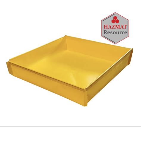 Spill Containment Trays 2' X 2' X 4'' Foldable Containment Tray