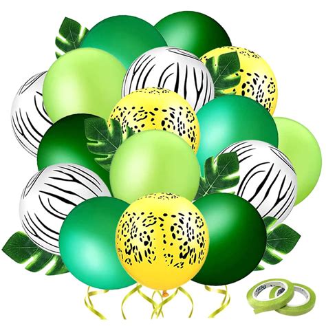 Buy Jungle safari Balloons Safari Theme Party Balloon Includes Animal ...