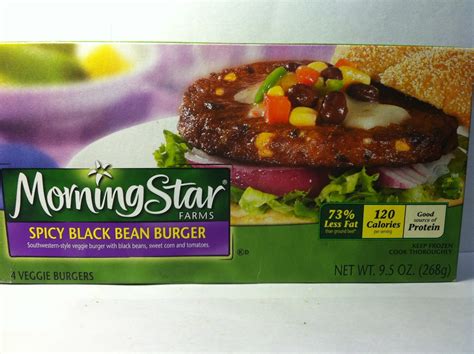 Crazy Food Dude: Review: MorningStar Farms Spicy Black Bean Veggie Burgers