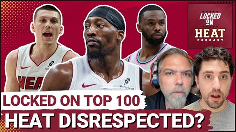 Bam Adebayo TOO LOW in Locked On's Top 100 List | Tyler Herro RISES ...