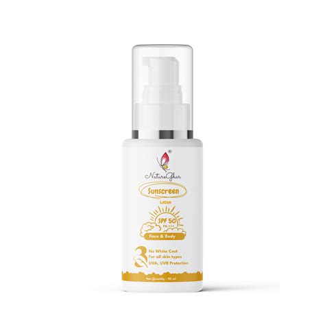 NatureGhar Sunscreen For Perfect Sun Protection with SPF 50 - All Skin ...