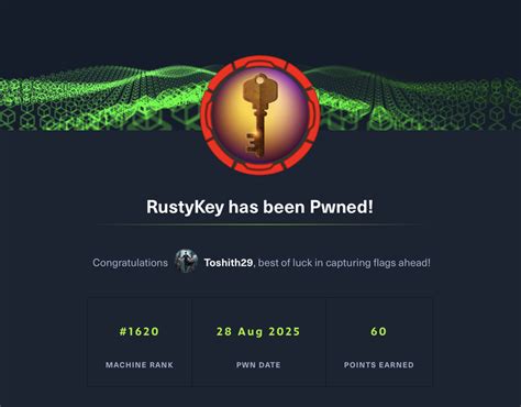 RustyKey WriteUp - HackTheBox