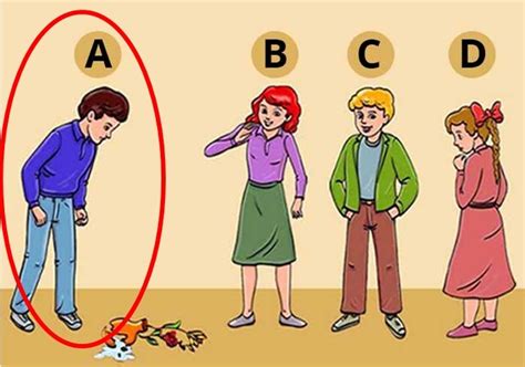 Picture Personality Test: Can You Tell Who Broke The Vase? Your Choice ...