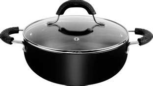 Ethical SYMPHONY Non Stick Coated Kadahi With Glass Lid. Kadhai 24 cm ...