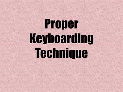 Image result for Correct Keyboarding Technique