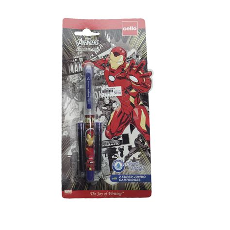 Cello Marvel Avenger Iron Man Fountain pen - Fine Tip SKU 19770
