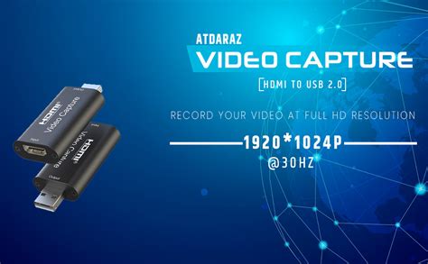 atdaraz USB 2.0 Audio Video Capture Cards - HDMI to USB 2.0 - High ...