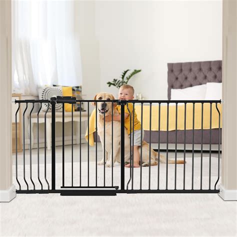 Amazon.com: HOOEN 30" Tall Extra Wide Baby Gates 67 to 71.5 Inch Large ...