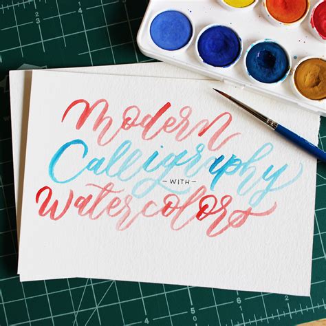 Watercolor Calligraphy