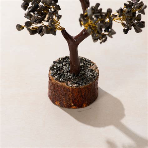 Hematite Healing Stone Tree for Strength & Stability - Darbar Craft