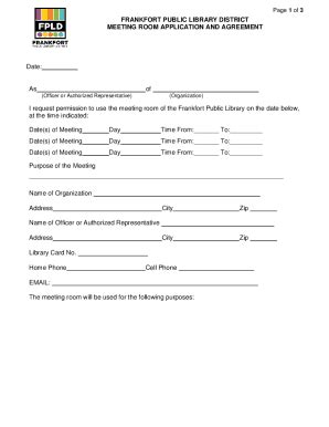 Fillable Online Using the LibraryFrankfort Public Library District Fax ...