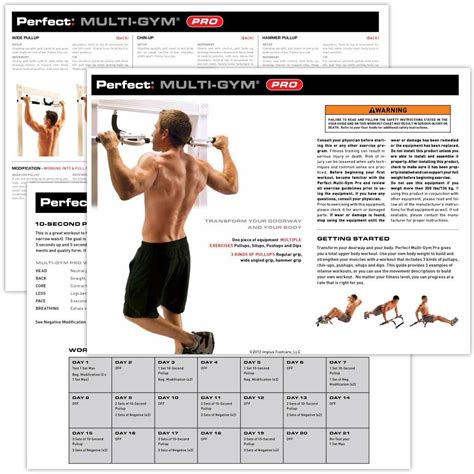 Amazon.com : Perfect Fitness Multi-Gym Pro, White : Pull Up Bars ...