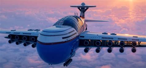 A Flying Hotel That Can Stay In The Sky For Years With 5,000 Guests ...