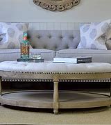 Image result for Oval Ottoman Coffee Table