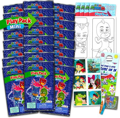 Buy PJ Masks Mini Party Favors Set for Kids - Bundle with 24 Mini PJ ...