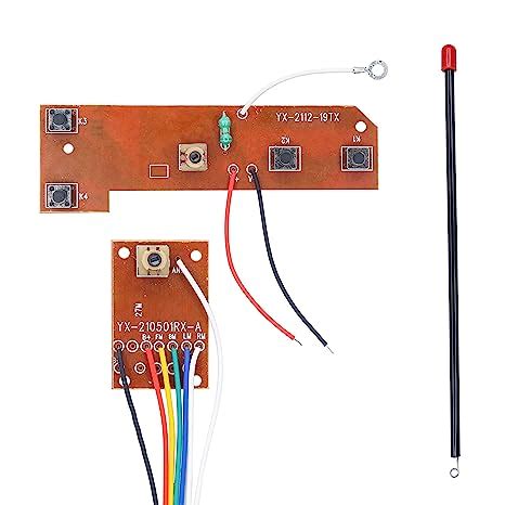 Electronic Spices 4CH RC Remote Control 27mhz Circuit Pcb Transmitter ...