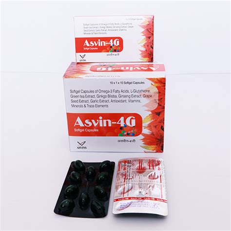 ASVIN-4G Softgel Capsules ASVINS LIFECARE
