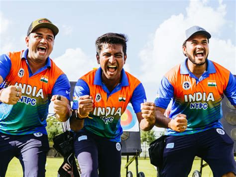 Indian Men's Compound Archery Team wins first-ever gold at World ...