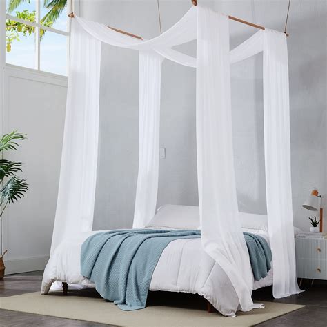 Make White Canopies For Beds