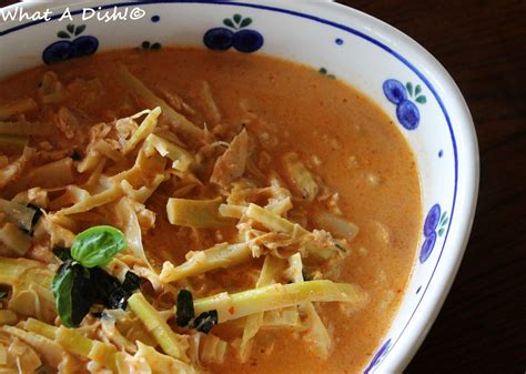 What A Dish!: Fresh Bamboo Shoot Red Curry (+ Basil Stir Fry)