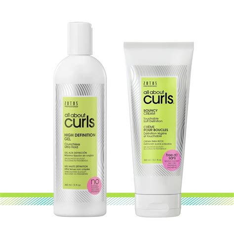 Amazon.com: ALL ABOUT CURLS High Definition Gel & Bouncy Cream | Curl ...