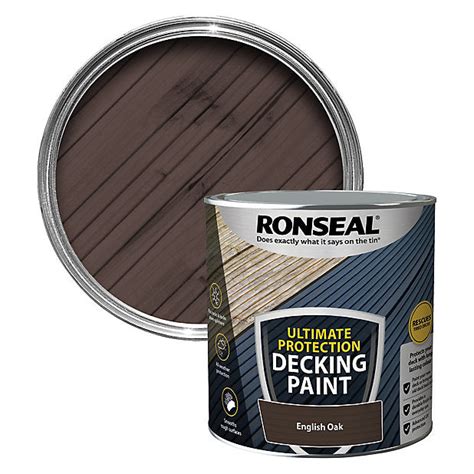 English Oak Ultimate Protection Decking Paint - 2.5L, 5L - Paint Online