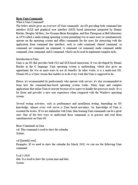 Basic Command of Unix 的图像结果