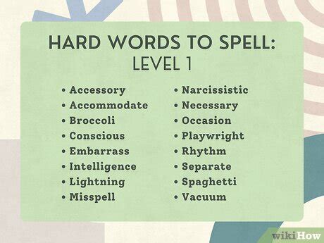 60 Hard Words to Spell in English (For Kids & Adults)