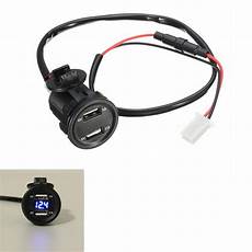 porta usb per auto 12v 4 2a doppio ricarica porta usb presa e voltometro luce porta usb per auto 12v 4 2a doppio ricarica porta usb presa e voltometro luce