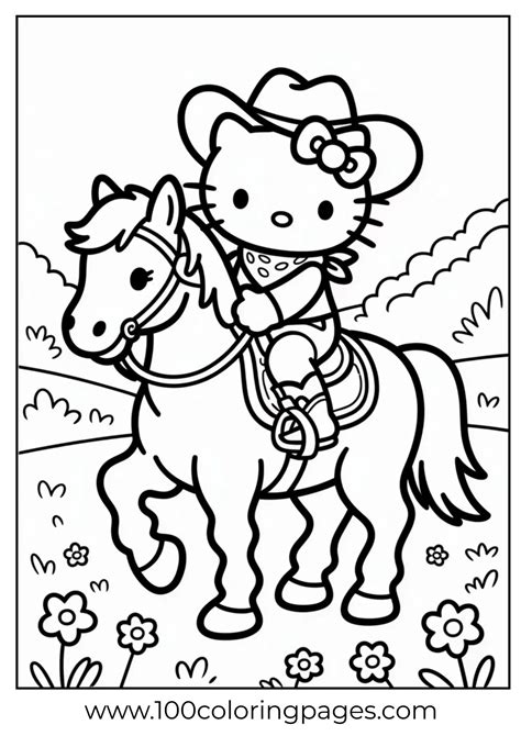 Hello Kitty Coloring Pages (100+ PDF Printables for Kids)