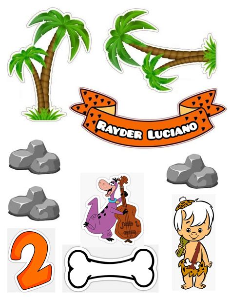 BAM BAM TOPPER 1 in 2025 | Cake toppers, Topper, Baby shower