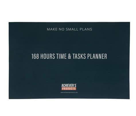 ACHIEVER'S PRODUCTS 168 Hours Weekly Daily Undated Task Planner | 90 ...