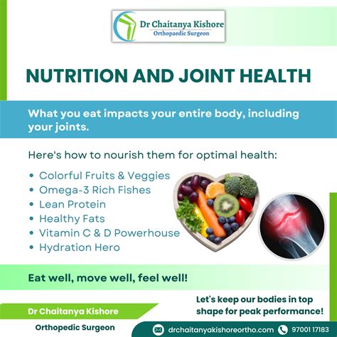Nutrition for Joint Health: Nourishing Your Joints from Within | Dr. Chaitanya Kishore ...