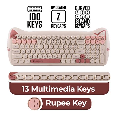 Zebronics Companion 303 Wireless Keyboard and mouse combo