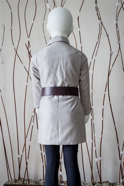 Kids Clothing - Grey Over-Sized Lapel Overcoat | Olesia