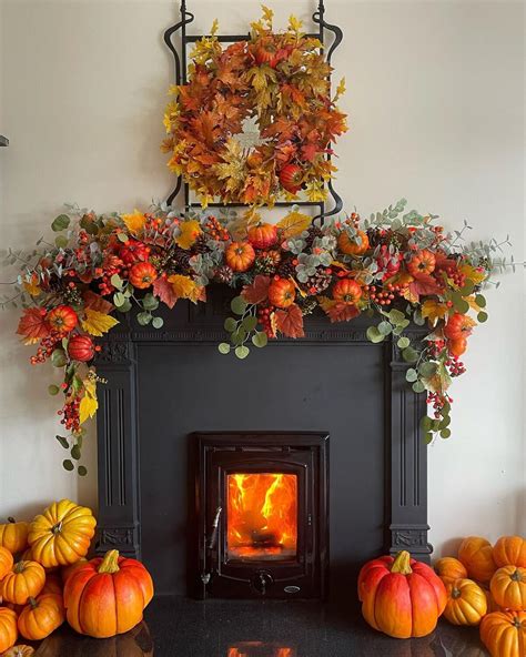 25 Warm and Inviting Fall Fireplace Decor Ideas To Cozy up Your Living ...