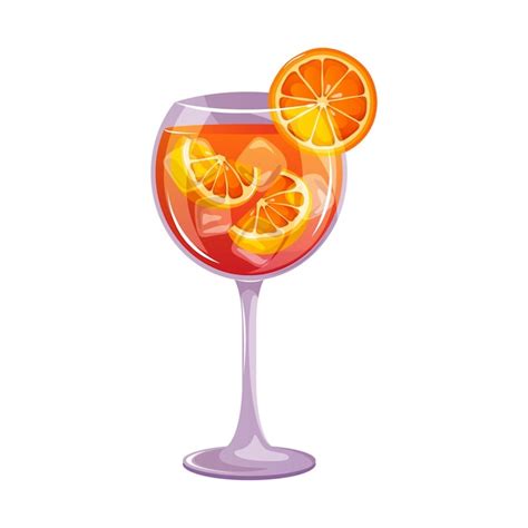 Aperol spritz classic cocktail with prosecco soda orange ice italian ...