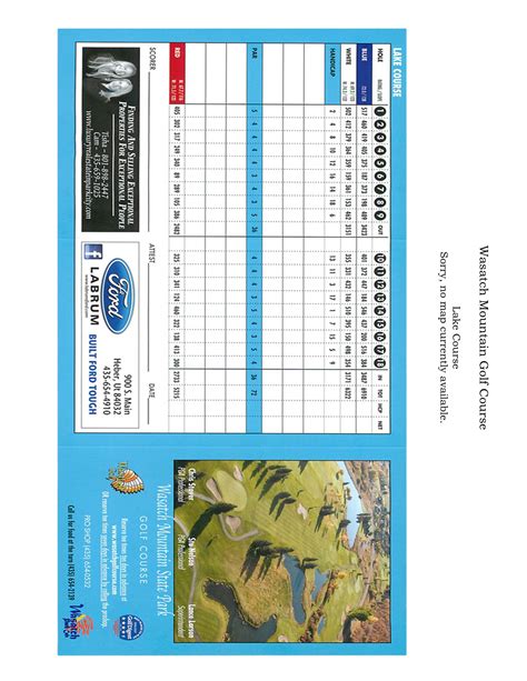 Wasatch Mtn. Scorecard – UTAH PETROLEUM ASSOCIATION