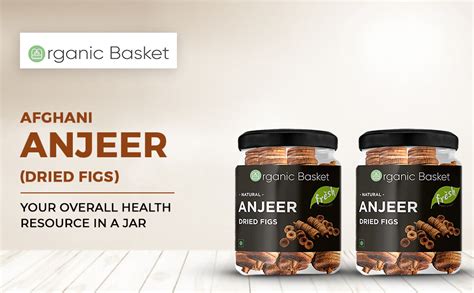 The Farm Basket Premium Afghani Anjeer ( Dried Figs ) (500 Grams ...