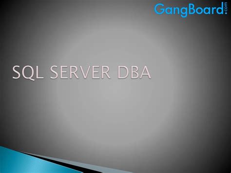 Image result for DBA Project SQL Server