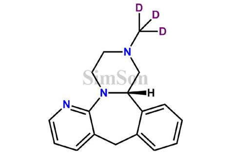 S-Mirtazapine D3 | CAS No- NA | Simson Pharma Limited