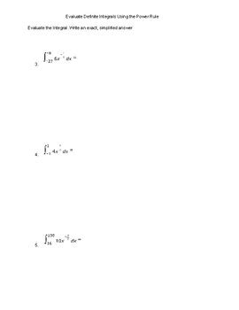 Image result for General Power Rule Integrals Sample Problems
