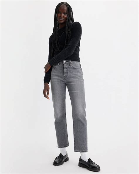 501® Original Cropped Women's Jeans - Black | Levi's® US