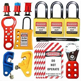 Lockout Tagout Loto Kit-132 Set Of 1 Safety House Loto : Amazon.in ...
