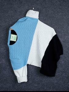 Kalasar Self Design Men Round Neck Light Blue, White, Black T-Shirt ...