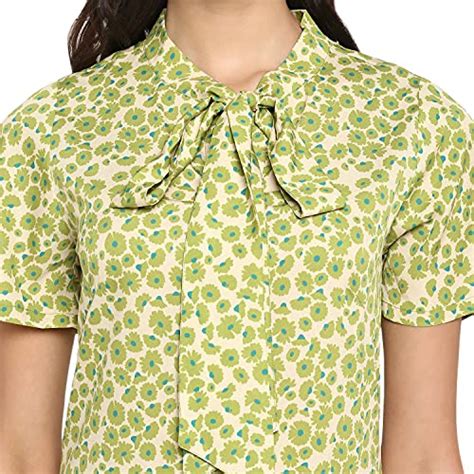 Buy DEEBACO Women's A-Line Midi Western Dress for Women Half Sleeves ...