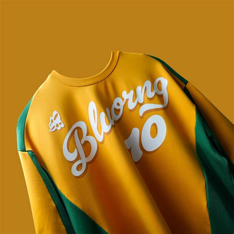 YELLOW RANGER JERSEY - Premium Oversized Jersey – BLUORNG