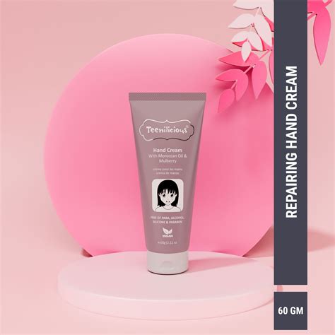 Buy Hand Cream With Moroccan Oil & Mulberry | Teenilicious